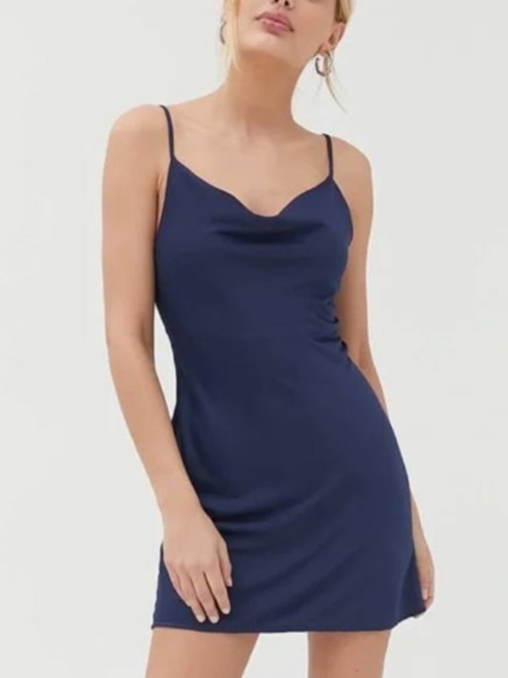 Urban Outfitters Mallory Cowl Neck Slip Dress